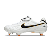 Scarpa da calcio Nike Tiempo Legend 5 Elite SG bianca con tacchetti misti