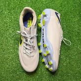 Nike Tiempo Legend 9 Elite White and Blue Firm Ground FG Football Boot Size 44 Eur