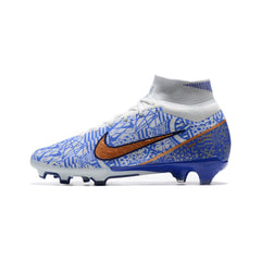 Nike Zoom Mercurial Superfly 9 Elite CR7 Pack Blue Firm Ground FG Kids Football Boot