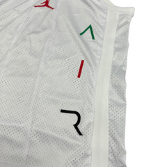 Camiseta sin mangas Jordan blanca