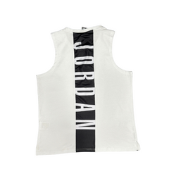 Canotta Jordan bianca e nera