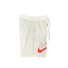 Pantalones cortos Nike color beige y rojo