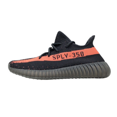 Scarpe casual Adidas Yeezy Boost 350V2 nere e rosse