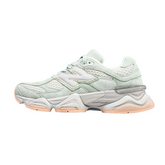 Zapatillas casuales New Balance 9060 color verde musgo plateado