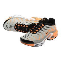 Zapatillas casuales Nike Air Max Plus TN grises y naranjas