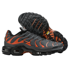 Nike Air Max Plus TN Gray and Orange Casual Shoes