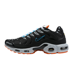 Zapatillas casuales Nike Air Max Plus TN negras, blancas y naranjas