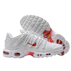 Scarpe casual Nike Air Max Plus Utility bianche rosse universitarie