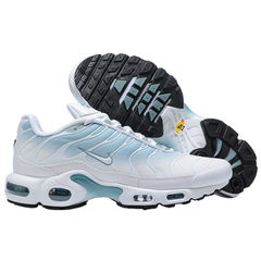 Scarpe casual Nike Air Max Plus TN bianche e verdi mica