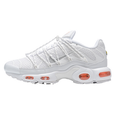 Scarpe casual Nike Air Max Plus Utility bianche e arancioni di sicurezza
