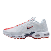 Zapatillas Nike Air Max Plus TN blancas y rojas universitarias