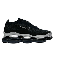 Zapatillas casuales Nike Air VaporMax Scorpion negras y plateadas metalizadas