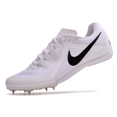 Nike Rival M10 White Running Spikes Shoes