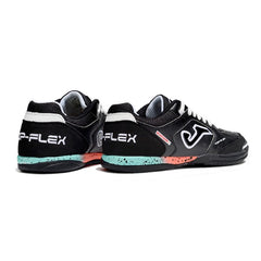 Joma Top Flex 24 Black Light Blue and Pink Indoor IC Football Boot