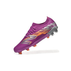 New Balance Furon Team V8 Purple and Orange Firm Ground FG Football Boot