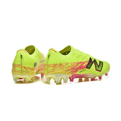 New Balance Furon Team V8 Yellow and Pink Firm Ground FG Football Boot
