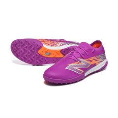 New Balance Furon V8 Elite Purple and Orange Turf TF Football Boot