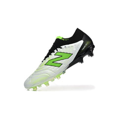 New Balance Tekela Elite V5 White, Black and Green Firm Ground FG Football Boot