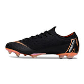 Nike Air Zoom Mercurial Vapor 12 Elite Black and Orange Firm Ground FG Football Boot
