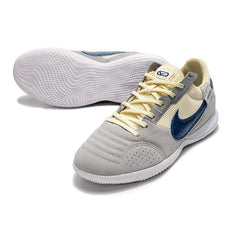 Nike Streetgato IC White Blue and Gray Indoor IC Football Boot
