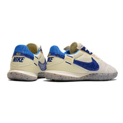 Nike Streetgato White Gray and Blue Indoor IC Football Boot