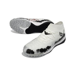 Puma Future 8 White and Black Turf TF Football Boot