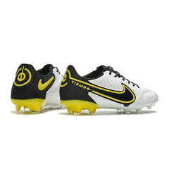 Chuteira Nike Tiempo 9 Legend FG Amarela e Preta - VN Esportes