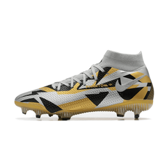 Chuteira Campo Nike Phantom GT 2 DF Elite FG Amarela,Cinza e Preta - VN Esportes