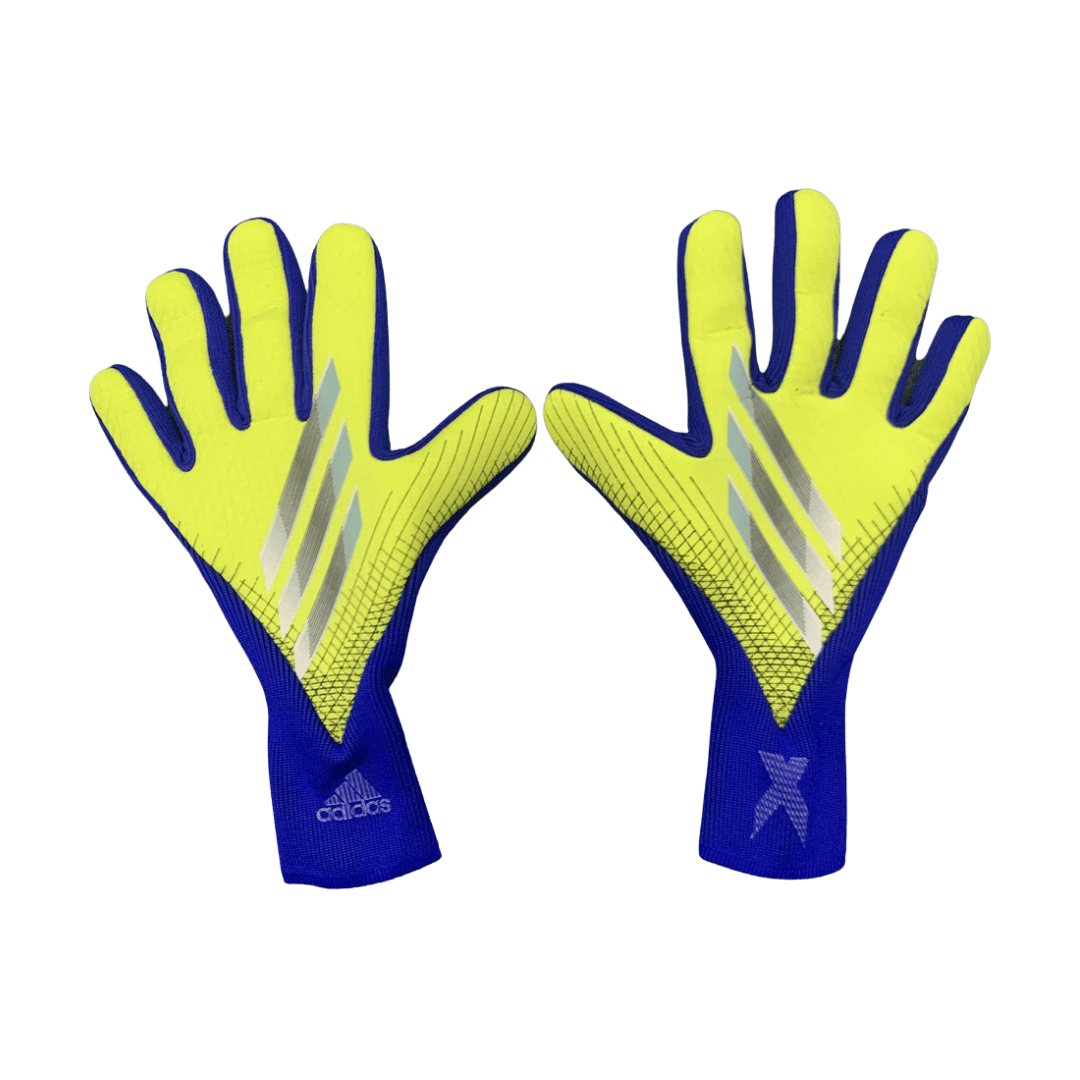 Luva Predator X Pro Amarelo e Azul - VN Esportes