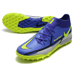 Chuteira Nike Phantom GT 2 Pro DF TF Azul e Branca - VN Esportes