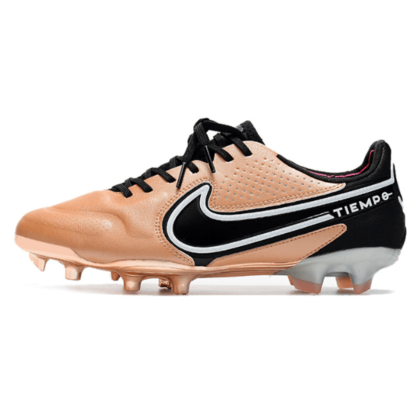 Chuteira Nike Tiempo 9 Legend FG Dourada - VN Esportes
