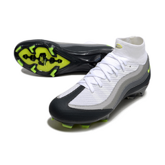 Scarpa da calcio per bambini Nike Air Zoom Mercurial Superfly 10 Elite Air Max 95 Pack nera e bianca per terreni compatti FG