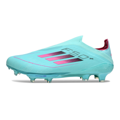 Scarpa da calcio Adidas F50+ Elite Laceless Light Blue Firm Ground FG