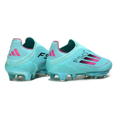 Scarpa da calcio Adidas F50+ Elite Laceless Light Blue Firm Ground FG