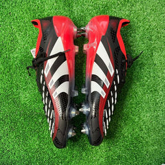 Adidas Predator 25 Elite Moments Pack Black and White Mixed Studs SG Football Boot Size 44,5 Eur