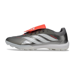 Adidas Predator 26 Elite Tongue Gray White and Orange Turf TF Football Boot