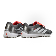 Adidas Predator 26 Elite Tongue Gray White and Orange Turf TF Football Boot