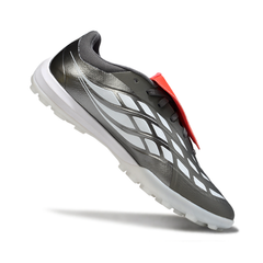 Adidas Predator 26 Elite Tongue Gray White and Orange Turf TF Football Boot