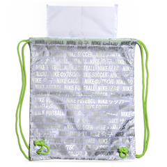 Borsa per stivali Nike argento e verde