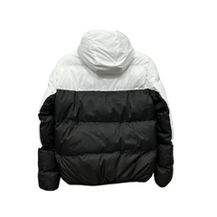 Giacca imbottita Nike bianca e nera 