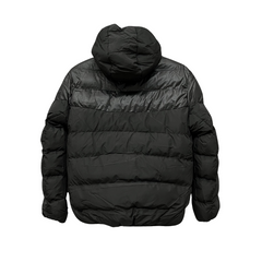 Giacca imbottita Nike nera e grigia 