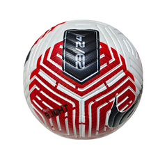 Pallone da calcio Nike Flight bianco e rosso