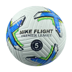 Nike Flight Premier League 22 23 White Blue and Green Football Ball