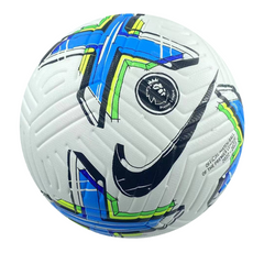 Nike Flight Premier League 22 23 White Blue and Green Football Ball
