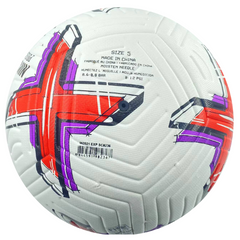 Balón de fútbol Nike Flight Premier League blanco, rojo y morado
