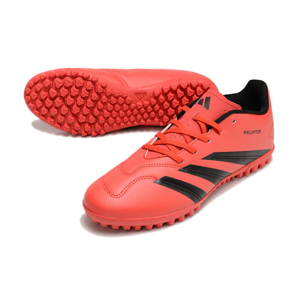 Chuteira Society Adidas Predator 30 Club TF Vermelha e Preta - VENI Futebol