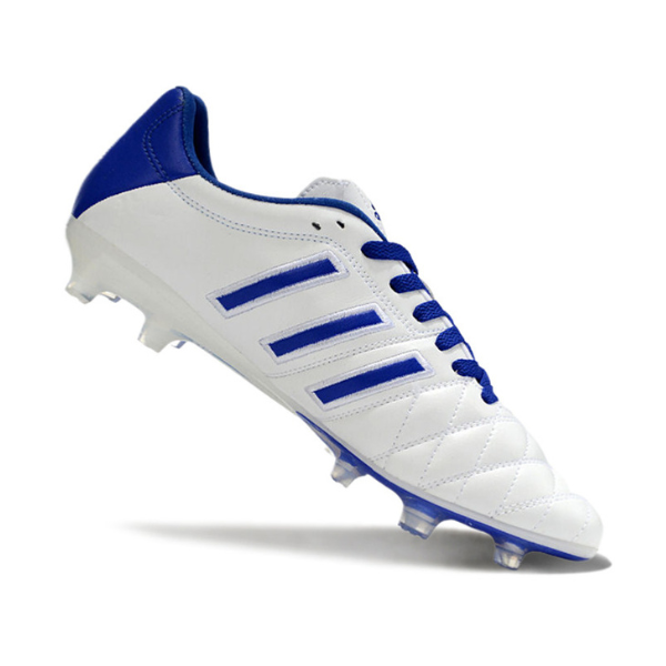 Chuteira Campo Adidas Adipure 11Pro Branca e Azul - VENI Futebol