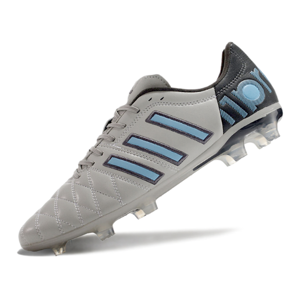 Chuteira Campo Adidas Adipure 11Pro Cinza e Azul - VENI Futebol