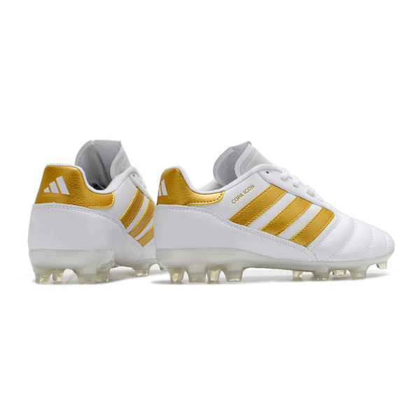 Chuteira Campo Adidas Copa Icon.1 FG Branca e Amarela - VENI Futebol