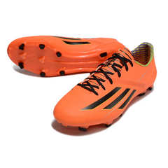 Adidas F50 Adizero Orange and Black Firm Ground FG Football Boot